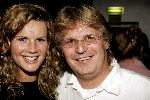 Amsterdam 3 oktober 2004
Presentatie sieradenlijn van Maik de Boer.
Annette Barlo met vriend Frank
