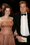 Amsterdam 21 oktober 2004
Uitreiking van de televizierring in HMH.
Anniko v Santen met vriend