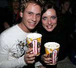Leiden 25 oktober 2004
Premiere Holiday on ice in Groenoordhallen.
Aukje v Ginneken en Jamie  van direkt