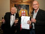 Amsterdam, 23 Oktober 2004
Ondertekening driejarig kontrakt van Bassie & Adriaan
Aad v d Toor en Bas v d Toorn ) voor Nickelodeon
