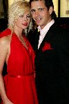 Amsterdam 18 oktober 2004
Uitreiking Beau Monde awards in Tuschinski.
Bridget Maasland met vriend Pepijn