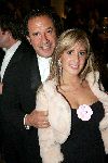 Amsterdam 18 oktober 2004
Uitreiking Beau Monde awards in Tuschinski.
Chantal Bles met vader Jos Bles