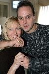 Fijnaart 23 oktober 2004
Frans Bauer met Mariska Bauer en televizierring.