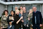Fijnaart 23 oktober 2004
Frans Bauer met Mariska Bauer en televizierring. Samen met Christian Jan en de hond ouders en broer Dorus Bauer met vriendin