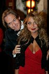 Amsterdam 18 oktober 2004
Uitreiking Beau Monde awards in Tuschinski.
Georgina Verbaan met Jort Kelder