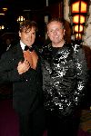 Amsterdam 18 oktober 2004
Uitreiking Beau Monde awards in Tuschinski.
Gerard Joling met ontbloot bovenlichaam en Gordon