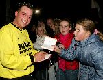 Zevenbergen 21 oktober 2004.
Voetballen voor Villa Pardoes
Grad Damen