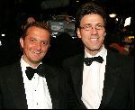 Amsterdam 21 oktober 2004
Uitreiking van de televizierring in HMH.
Hans Schiffers met vriend