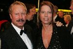 Amsterdam 21 oktober 2004
Uitreiking van de televizierring in HMH.
Helga Bouwman met man