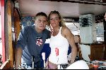 Hong Kong 8 oktober 2004
Princess Model of the world verkiezing.
Inge de Bruijn en Wiston Post