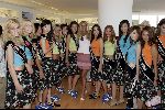 Hong Kong 8 oktober 2004
Princess Model of the world verkiezing.
Inge de Bruijn met modellen