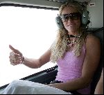 Hong Kong 9 oktober 2004
Princess Model of the world verkiezing.
Inge de Bruijn in helicopter