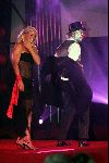 Hong Kong 11oktober 2004
Princess Model of the world verkiezing.
Inge de Bruijn in sexy kleding met Niek Boes