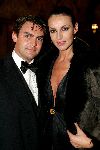 Amsterdam 18 oktober 2004
Uitreiking Beau Monde awards in Tuschinski.
Irene v d Laar met vriend