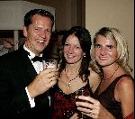 Hilversum 30 september 2004
Uitreiking Gouden beelden in studio 21
Jan Willem Bruggenwirth met zijn vrouw francis
