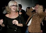 Amsterdam 3 oktober 2004
Presentatie sieradenlijn van Maik de Boer.
Jet v d Meij met vriend