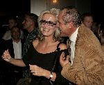 Amsterdam 3 oktober 2004
Presentatie sieradenlijn van Maik de Boer.
Jet v d Meij met vriend
