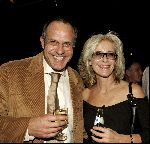 Amsterdam 3 oktober 2004
Presentatie sieradenlijn van Maik de Boer.
Jet v d Meij met vriend