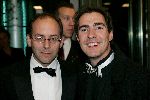 Amsterdam 21 oktober 2004
Uitreiking van de televizierring in HMH.
Johan Neijenhuis en Alain de la Vita