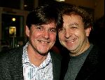 Rijswijk 31 oktober 2004
Premiere Purper in rijswijkse schouwburg.
Jon v Eerd met vriend
