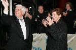 Amsterdam 21 oktober 2004
Uitreiking van de televizierring in HMH.
Maartje v Weegen met Joop Daalmeijer