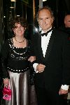Amsterdam 21 oktober 2004
Uitreiking van de televizierring in HMH.
Juliette de Wijn met man (Cora van Mora)