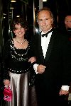 Amsterdam 21 oktober 2004
Uitreiking van de televizierring in HMH.
Juliette de Wijn met man (Cora van Mora)