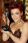 Amsterdam 18 oktober 2004
Uitreiking Beau Monde awards in Tuschinski.
Kim Lian v d Meij