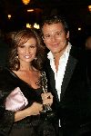 Amsterdam 18 oktober 2004
Uitreiking Beau Monde awards in Tuschinski.
Leontine Borsato en Leco v Zadelhoff