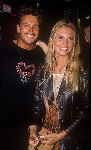 Leontine Borsato  toen nog Leontine Ruiters met haar toenmalige vriend Jorgos