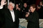 Amsterdam 21 oktober 2004
Uitreiking van de televizierring in HMH.
Maartje v Weegen met Joop Daalmeijer