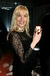 Amsterdam 21 oktober 2004
Uitreiking van de televizierring in HMH.
Mariska Bauer met televizierring