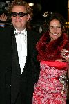 Amsterdam 21 oktober 2004
Uitreiking van de televizierring in HMH.
Mariska Hulscher met een vriend
