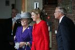 Den Haag 20 oktober 2004
Prinses Maxima bij Raad v State. 
Koningin Beatrix