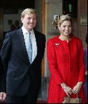 Den Haag 20 oktober 2004
Prinses Maxima bij Raad v State. 
Maxima en Prins Willem Alexander