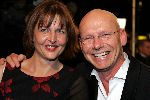 Amsterdam 21 oktober 2004
Uitreiking van de televizierring in HMH.
Sjoerd Pleisier met vriendin
