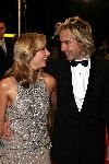 Amsterdam 21 oktober 2004
Uitreiking van de televizierring in HMH.
Wendy v Dijk met Chris Zegers