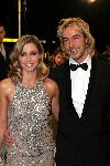 Amsterdam 21 oktober 2004
Uitreiking van de televizierring in HMH.
Wendy v Dijk met Chris Zegers
