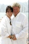 Hong Kong 8 oktober 2004
Princess Model of the world verkiezing.
Willibrord Frequin met vriendin