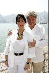 Hong Kong 8 oktober 2004
Princess Model of the world verkiezing.
Willibrord Frequin met vriendin