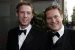 Amsterdam 2 oktober 2005
Premiere Beauty and the beast in Carre.
Albert Verlinde met zijn partner Onno Hoes