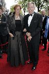 Amsterdam 2 oktober 2005
Premiere Beauty and the beast in Carre.
Annemarie Jorritsma met man