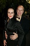 Amsterdam 30 oktober 2005
Modeshow Judith Osborn.
Ans Marcus met vriend Wybe