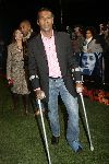 Amsterdam 19 oktober 2005
Premiere Kick off goal in  pathe arena.
Aron Winter met been in gips en op krukken