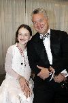 Tilburg 23 oktober 2005
Premiere Annie in schouwburg Tilburg.
Bram Moszkowicz met dochter