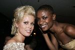 Amsterdam 21 oktober 2005
Uitreiking televizier ring in ij theater.
Bridget Maasland en Sylvana Simons