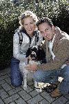 Ouderkerk aan de Amstel 3 oktober 2005
Halsband van blinde geleide honden.
Christoph Haddad met vriendin