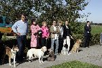 Ouderkerk aan de Amstel 3 oktober 2005
Halsband van blinde geleide honden.
Emile Rtelband Roos ten Brink vera Mann Christoph Haddad en Maik Starink