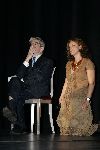 Amsterdam 2 oktober 2005
Presentatie cd Wim Sonneveld in nieuwe de la mar theater.
Friso Wiegersma met Cilly Dartell