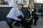 Ouderkerk aan de Amstel 3 oktober 2005
Halsband van blinde geleide honden.
Emile Ratelband